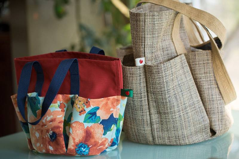 Winzige Tasche, Taschen Voller Taschen, Blumen Gemusterten Canvas Kinder, Kindertasche, Spielzeug Bücher Snacks, Langlebig von bagsfullofpockets