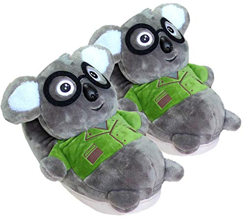 baiou 3D Winter niedlichen tier form plüsch haus hausschuhe mode warme tier cosplay Indoor schuhe für frauen (koala) von baiou