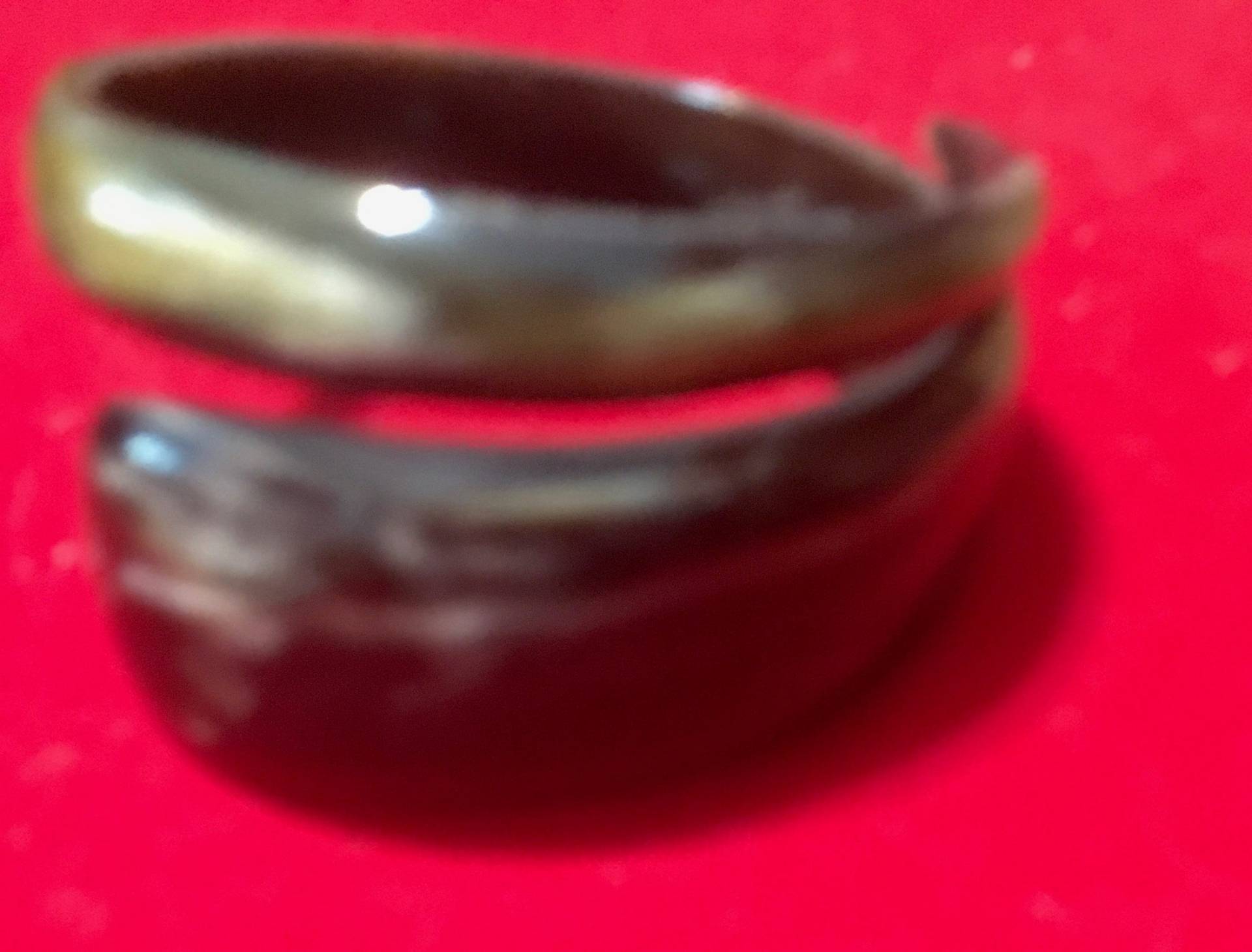 Geldern Massiv Horn Wrap Gladiator Armreif Armband Gerda Lynggaard von bakelitecache