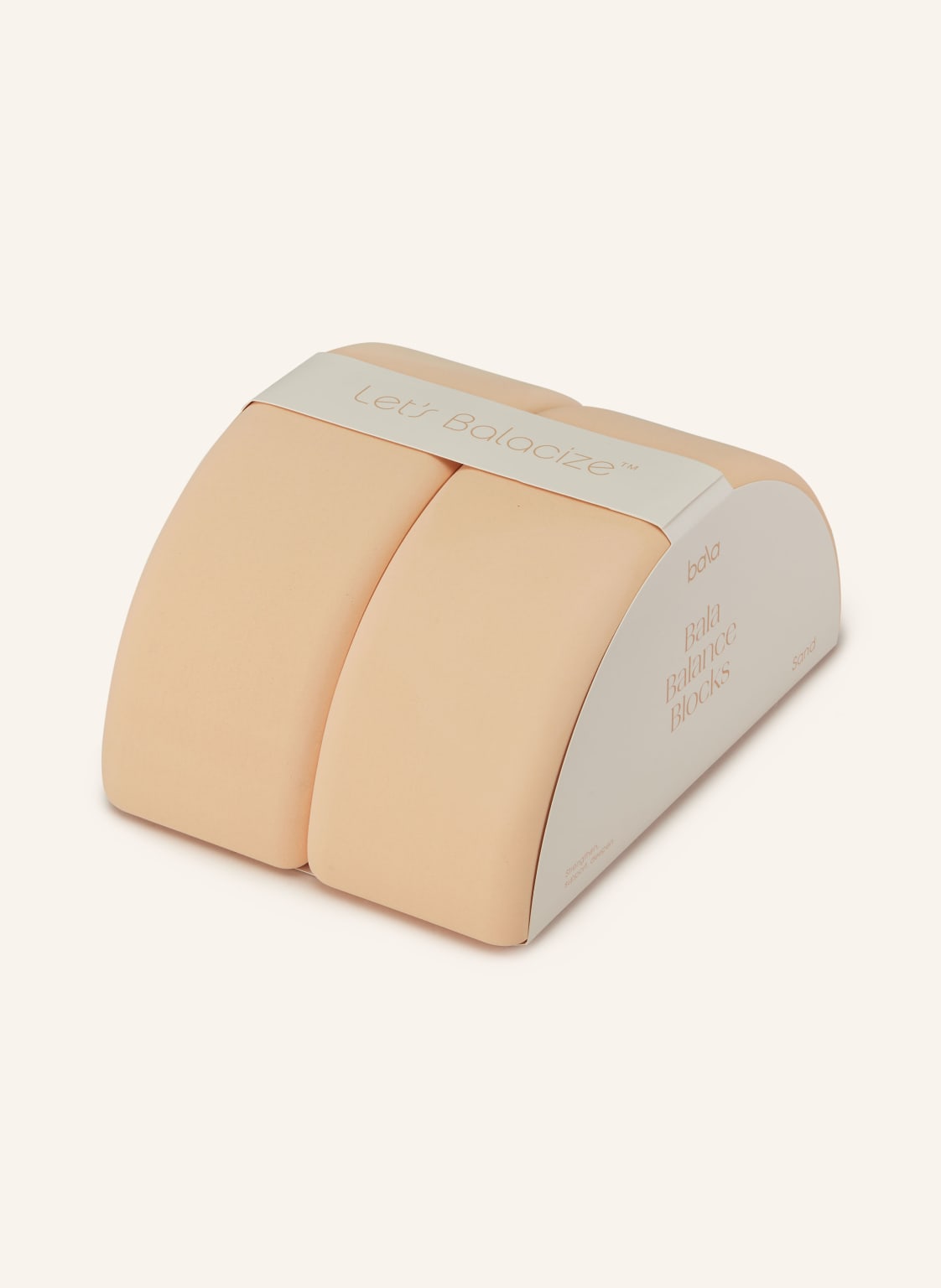 Bala 2er-Set Balance-Blöcke beige Bala 2er-Set Balance-Blöcke beige von bala