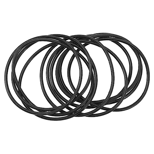 Balacoo 10 Stück Teiliges Silikon Jelly Armband Weiche Elastische und Dehnbare Gummi Wristbands Hautfreundlich Leicht Einheitsgröße für Jugendliche und Erwachsene Vielseitig für Partys von balacoo