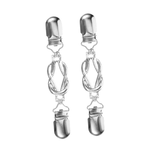 Balacoo 2 Stück Vintage Cardigan Clips Damen Retro Brosche aus Langlebiger Legierung Eleganter Schal und Pullover Clip für Strickjacken Vielseitig für Alltag Reisen und Outfits von balacoo