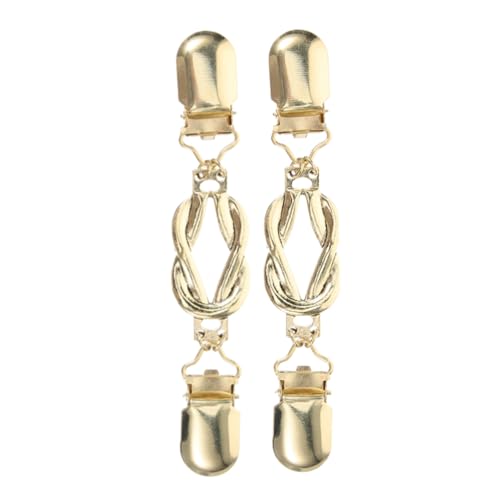 Balacoo 2 Stück Vintage Strickjacken Clips Damen Broschen Verschlussclip aus Robustem Legierungsmaterial Eleganter Schal und Pullover Clip mit Praktischem Einfach zu Bedienendem von balacoo