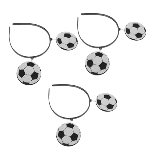 Balacoo 3 Stück Sportliche Stirnbänder für Erwachsene Leichtes Langlebiges Haarband mit Einzigartigem Design für Sportveranstaltungen Festivals und Partys Bequem und Modisch für Frauen von balacoo