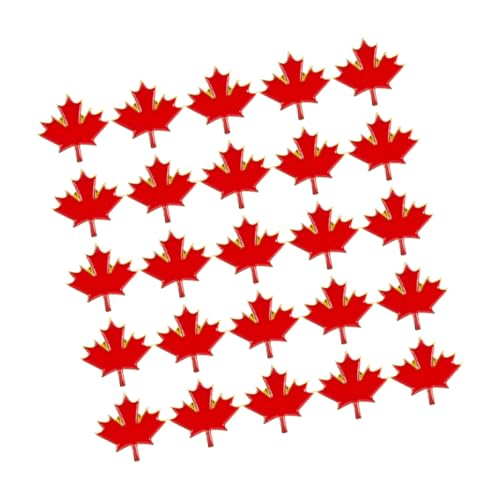 Balacoo 50 Stück Teiliges Ahornblatt Anstecknadeln Emaillierte Broschen Vielseitiges Modeaccessoire für Kleidung Taschen Hüte Jacken für Tag und Herbstsaison von balacoo