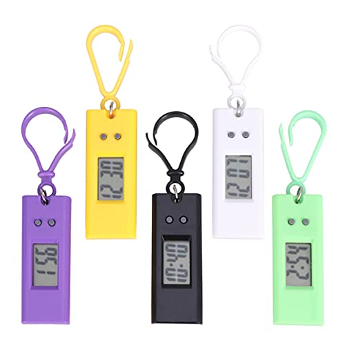 Balacoo 5Pcs Keychain Elektronische Uhren Leichte Taschenuhr für Kinder Kinder Studenten von balacoo