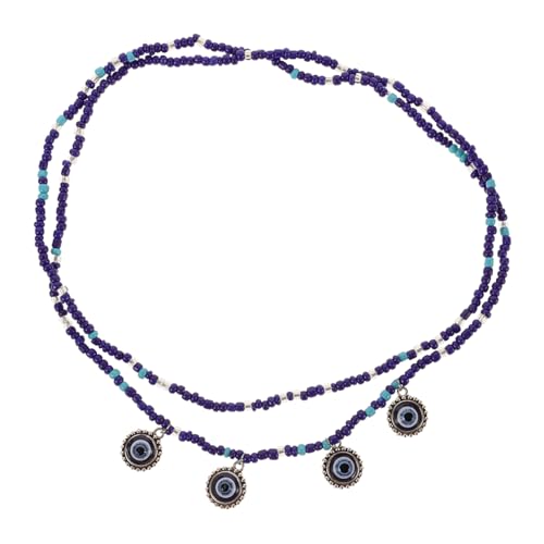 Balacoo Blaue Evil Eye Taillenkette mit Perlen Minimalistisches Design Modisches Bauchkettchen für Frauen Einzigartiger Körperschmuck Natürliche Kurven und Individuellen Stil Balacoo Blaue Evil Eye Taillenkette mit Perlen Minimalistisches Design Modisches Bauchkettchen für Frauen Einzigartiger Körperschmuck Natürliche Kurven und Individuellen Stil von balacoo