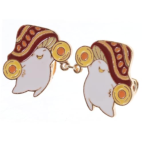 Balacoo Cartoon Pilz Brosche Damen Broschennadel aus Leichtem Strapazierfähigem Material Modischer Anstecker für Kleid Mantel Schal Sicherer Halt Wiederverwendbar Niedliches Accessoire von balacoo