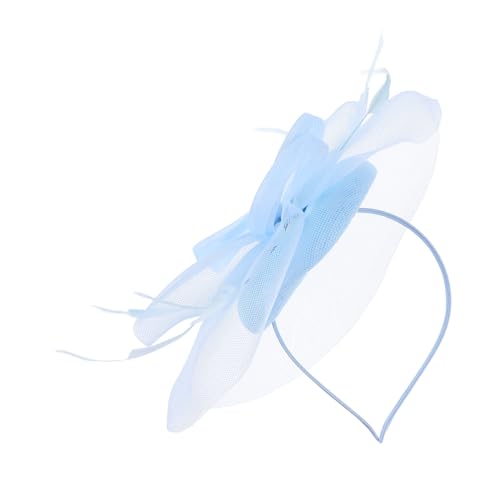 Balacoo Eleganter Damen Fascinator Haarreif mit Mesh Netz und Federn Leichtes Kopfstück für Hochzeit Tea Party Bankett und Festliche Anlässe Komfortabel und Vielseitig Kombinierbar von balacoo