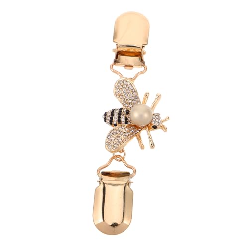 Balacoo Enamel Brosche Bienen Design Metall Anstecknadel für Damen Schal Clip Pullover Cardigan Verschluss Modisches Accessoire für Kleidung und Hemden von balacoo