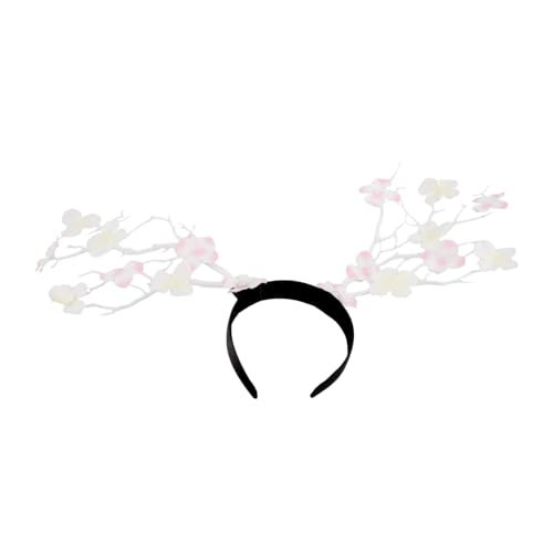 Balacoo Exaggerierter Baumzweig Haarreif mit Künstlichen Blumen Headwear Modell für Fotoshooting und Bühnenauftritte Vielseitiges Haarschmuck Accessoire für Mädchen bei Hochzeiten und von balacoo