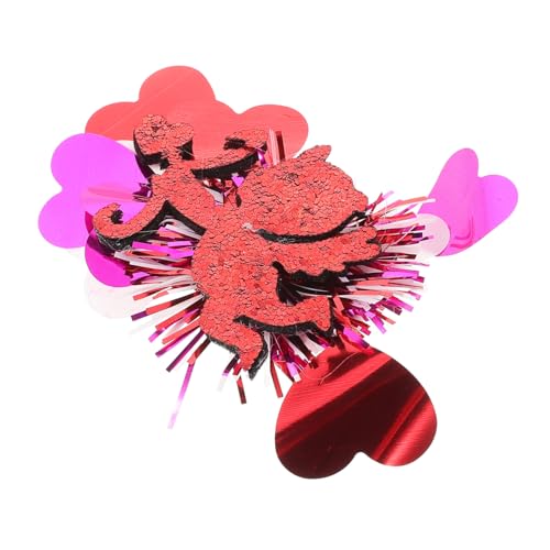 Balacoo Glitzernde Herz Haarklammern mit Schleifenband Romantische Haarspangen für Mädchen und Teens Funkelnder Haarschmuck für Valentinstag Hochzeiten Partys und Festliche Anlässe von balacoo