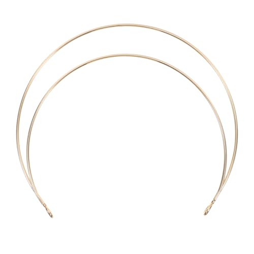 Balacoo Goldener Doppel Lagen Haarreif mit Heiligenschein Design Langlebiges Engels Kopfschmuck für Frauen Vielseitiges Accessoire für Hochzeit Party Fotoshootings und Boho Style von balacoo