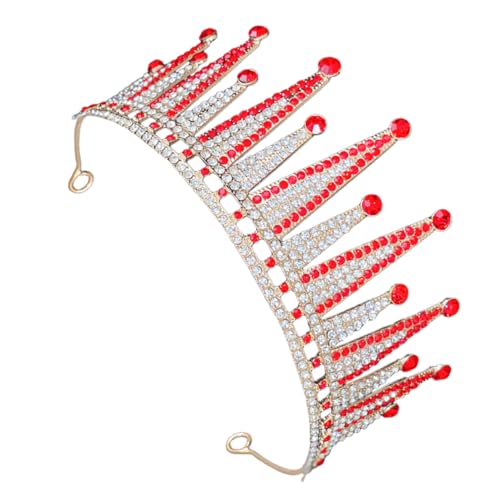 Balacoo Hochwertige Brautkrone mit Funkelnden Strasssteinen Diadem für Hochzeit Abschlussball und Festliche Anlässe Modisches Haarschmuck Accessoire für Damen und Bräute von balacoo