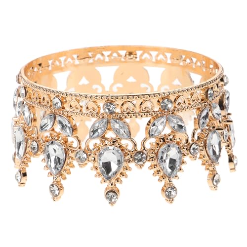 Balacoo Hochzeit Tiara Krone für Braut Strasskristall Diadem Prinzessin Kopfschmuck Schmuckstück für Hochzeitsfeier Brautjungfern und Festliche Anlässe Robustes Design Komfortabel Tragbar von balacoo