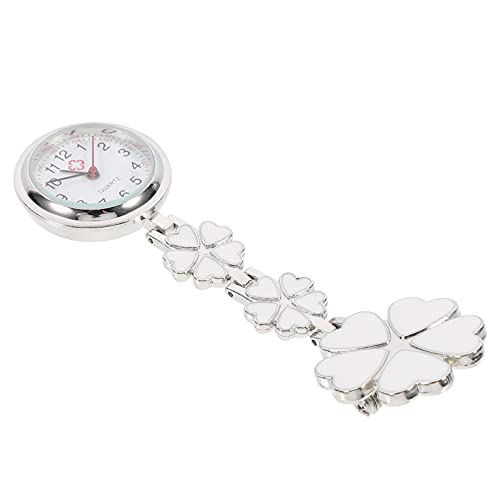 Uhr Blumen Taschenuhr Krankenschwesteruhr Schwesternuhr Digital Quarzwerk Blumen Ansteckuhr Pflegeuhr Geschenke Pflege Pulsuhr Damen Kinder Mädchen Geschenk von balacoo