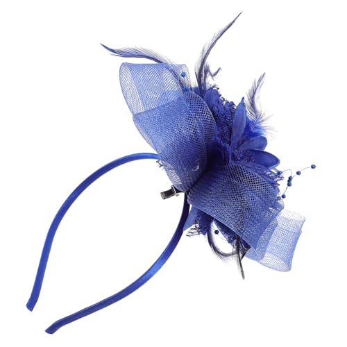 Balacoo Leichter Fascinator Haarclip mit Netzschleier Eleganter Kopfschmuck für Damen Vielseitig für Hochzeit Cocktailparty und Festliche Anlässe Modisches Haarschmuck Accessoire in von balacoo