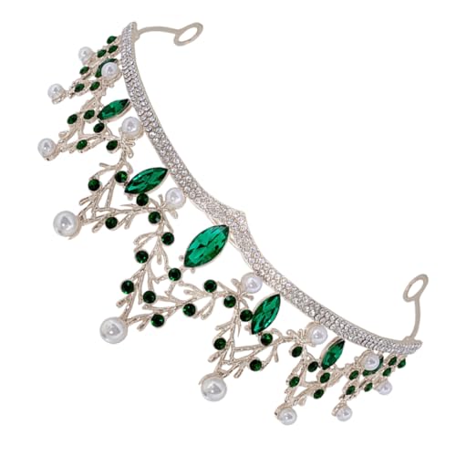 Balacoo Luxuriöse Strasskrone Damen Tiara mit Funkelnden Wassersteinen Barockes Design Eleganter Haarschmuck für Hochzeit Braut Abschlussball und Festliche Anlässe von balacoo