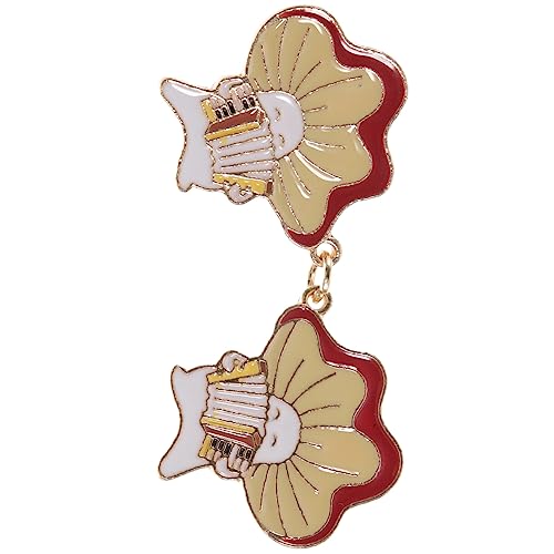 Balacoo Mushroom Collar Clip Brosche Strickjackenclip Reusable Schmuck Anstecknadel für Schal und Kleidung Modisch und Schützt vor Verrutschen Geeignet für Pullover und Kleider von balacoo