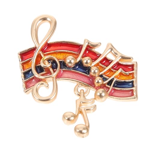 Balacoo Regenbogen Anstecknadel Musiknote Brosche aus Hochwertiger Legierung Robuste Kleidung Anstecknadel für Damen Vielseitig für Kleider Taschen Schals Fest und Modisch Balacoo Regenbogen Anstecknadel Musiknote Brosche aus Hochwertiger Legierung Robuste Kleidung Anstecknadel für Damen Vielseitig für Kleider Taschen Schals Fest und Modisch von balacoo