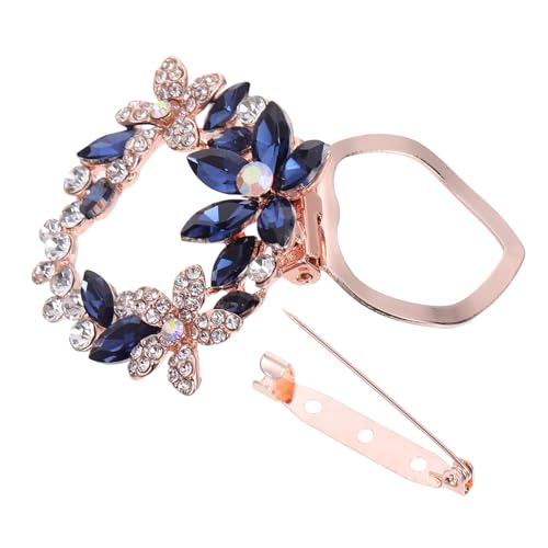 Balacoo Schalring Brustnadel mit Zirkonia Strass Kreative Modeschmuckbrosche für Damen und Mädchen Eleganter Schalclip als Stilvolle Kleidungsdekoration Robustes Legierungsmaterial von balacoo