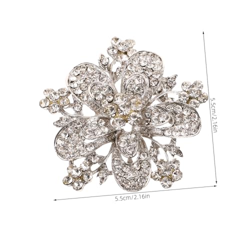 Balacoo Strass Broschen Pin Damen Hochzeit Braut Schmuck Modisch Vielseitig Tragbar Langlebig Glänzend Geeignet für Kleidung Schals Hüte Accessoires für Frauen von balacoo