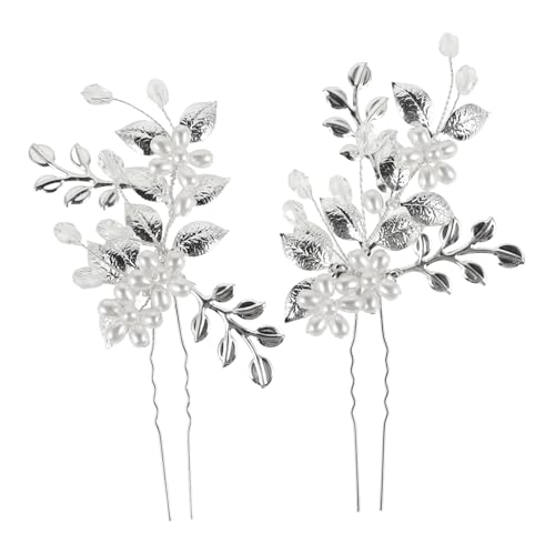 Balacoo Strasssteine Haarkamm für Frauen Eleganter Brautschmuck mit Perlen Hochzeits Haarschmuck Sicherer Halt Leichter Romantischer Haar Accessoire für Braut und Besondere Anlässe von balacoo