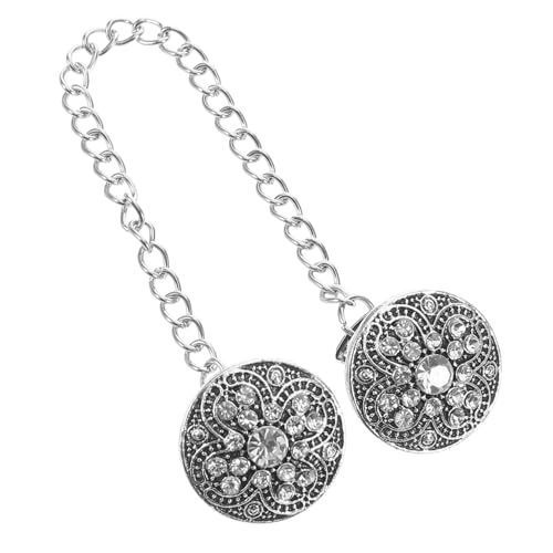 Balacoo Vintage Strickjacken Clips Rundes Design Schalschnalle Multifunktionale Pullover Klammer für Frauen Mantel Halter Strickjacken Verschluss Zubehör von balacoo