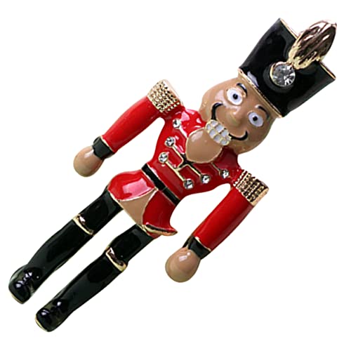 Balacoo Weihnachtliche Brosche aus Politur Langlebiger Anstecknadel für Damen Festliche Kleidung Dekoration bei Familienfeiern und Alltag von balacoo