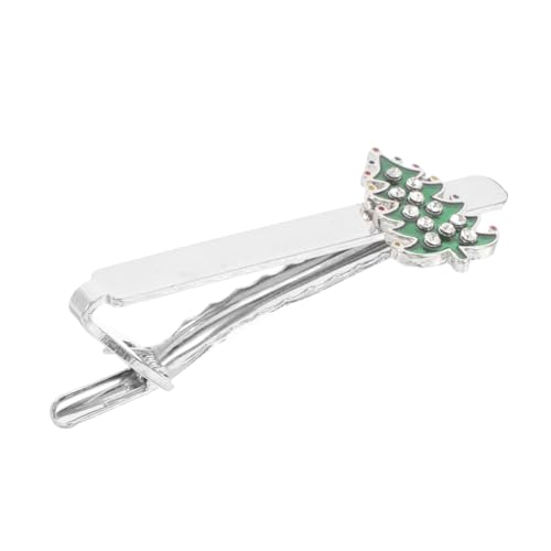 Balacoo Weihnachtlicher Krawattenklammer Weihnachtsbaum Design Tie Clip für Herren Anlässe Hochzeit Business Festliche Events von balacoo