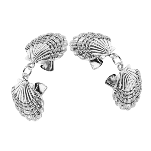 balacoo 2 Stück Retro Pullover Clips für Damen Schal und Strickjackenhalter Verschleißfeste Glatte Broschen zum Sicheren Verschließen und Schutz vor Fehltritten bei Kleidung von balacoo