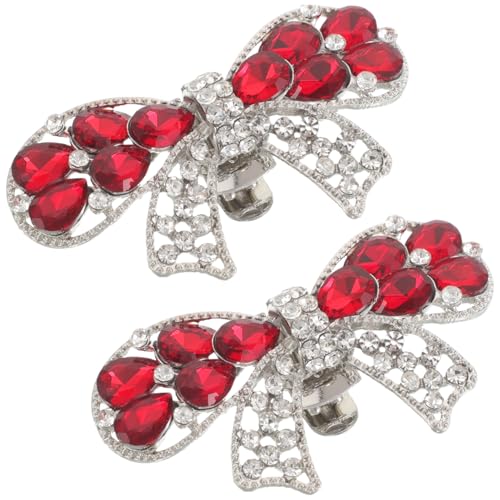 balacoo 2 Stück Teiliges Abnehmbare Strass Schleifen Schuhclips Funkelnde Braut Schuhaccessoires für Hochzeit Gala Party Schuhdekoration balacoo 2 Stück Teiliges Abnehmbare Strass Schleifen Schuhclips Funkelnde Braut Schuhaccessoires für Hochzeit Gala Party Schuhdekoration von balacoo