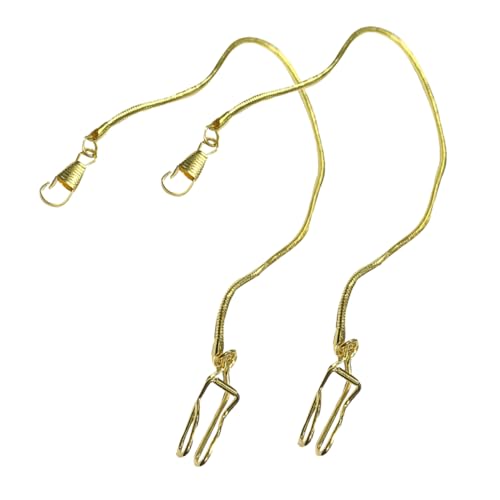 balacoo 2stücke Taschenuhrkette Aus Metall Für Herren Westenkette Mit Aufhänger Ersatz Für Taschenuhrenkette Poliertes Zubehör Für Vintage-taschenuhr von balacoo