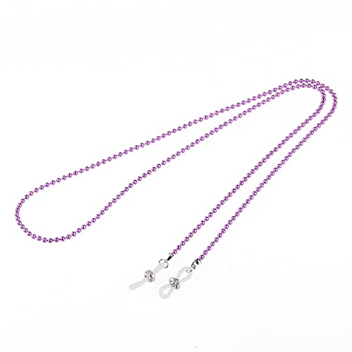 balacoo Auge Gläser Zubehör Kette Brillenkette Brillen Kette Gesichtsbedeckungskette Brillenhaltekette Gläser Kette Für Brillenhalter Ketten Für Gläser Sonnenbrille Violett Glas Fräulein von balacoo