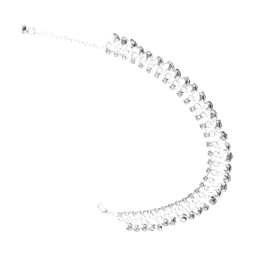 balacoo Vintage Ethnische Fußkette mit Glocken und Quasten Dekoratives Fußschmuckstück für Damen Eleganter Silberfarbener Knöchelreif für Strand Freizeit und Streetstyle von balacoo