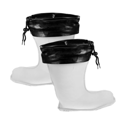 balacoo Warme Isolierte Regenstiefel Einlagen Herren Winter Boot Liners aus Atmungsaktivem Robustem Material Abnehmbare Mittelhohe Komfortable Innenfütterung für Kaltes Wetter von balacoo