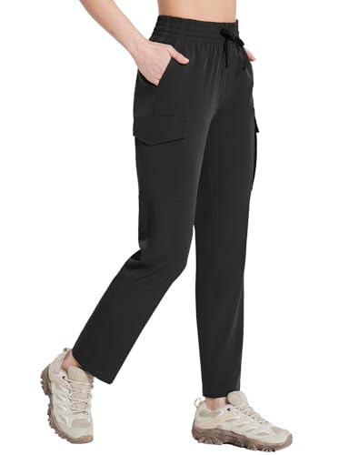 baleaf Damen Wanderhose Wasserabweisend Outdoorhose Cargohose mit große Tasche Trekkinghose Wandern Hose Schwarz S baleaf Damen Wanderhose Wasserabweisend Outdoorhose Cargohose mit große Tasche Trekkinghose Wandern Hose Schwarz S von baleaf