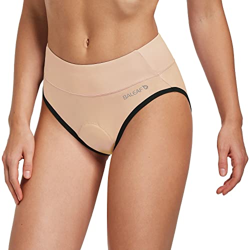 baleaf Damen Radsport Unterwäsche 3D gepolsterte Fahrradshorts Leichte schnell trocknende Radhosen Atmungsaktiv Radlerunterhose mit 3D Gel Sitzpolster Pink XL von baleaf
