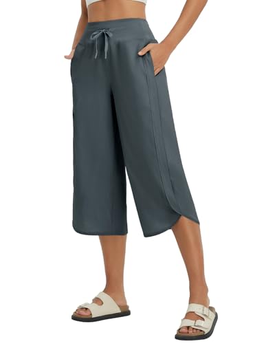 baleaf Damen Sommerhose Lockere Freizeithose Leichte Hosen sind atmungsaktiv Grau M baleaf Damen Sommerhose Lockere Freizeithose Leichte Hosen sind atmungsaktiv Grau M von baleaf