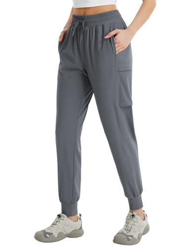 baleaf Damen Wanderhose Cargohose Outdoorhose mit Kordelzug Wanderhose Wasserabweisend Trekkinghose Grau XS baleaf Damen Wanderhose Cargohose Outdoorhose mit Kordelzug Wanderhose Wasserabweisend Trekkinghose Grau XS von baleaf