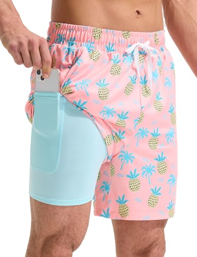 baleaf Herren 5" Badehose Swimming Shorts Schnell Trocknend Badeshorts UPF50+ Strandhose von baleaf