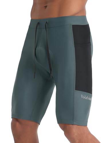 baleaf MTB Radhose Herren Kurz mit Taschen Gepolstert 4D Fahrradhose Gepolstert 9 Inch Sommer Shorts Sports Grau+Schwarz M baleaf MTB Radhose Herren Kurz mit Taschen Gepolstert 4D Fahrradhose Gepolstert 9 Inch Sommer Shorts Sports Grau+Schwarz M von baleaf
