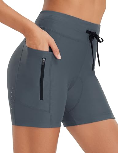 baleaf Radlerhose Damen Gepolstert 5 Zoll 4D Fahrradhose Radhose Gepolstert Kurz Radunterhose Fahrrad Unterwäsche Radbekleidung Grau M baleaf Radlerhose Damen Gepolstert 5 Zoll 4D Fahrradhose Radhose Gepolstert Kurz Radunterhose Fahrrad Unterwäsche Radbekleidung Grau M von baleaf
