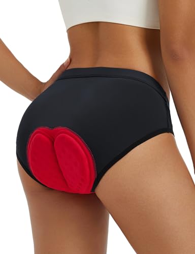 baleaf Radunterhose Damen Gepolstert Fahrrad Unterwäsche Fahrradunterhose Atmungsaktiv Radsportunterwäsche mit 4D Dicker Sitzpolster Schwarz M baleaf Radunterhose Damen Gepolstert Fahrrad Unterwäsche Fahrradunterhose Atmungsaktiv Radsportunterwäsche mit 4D Dicker Sitzpolster Schwarz M von baleaf