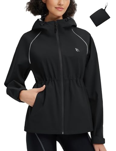 baleaf Regenjacke Damen Regenmantel Fahrradjacke Wasserdicht Windbreaker Wanderjacke Regenpraka Schwarz XXL baleaf Regenjacke Damen Regenmantel Fahrradjacke Wasserdicht Windbreaker Wanderjacke Regenpraka Schwarz XXL von baleaf