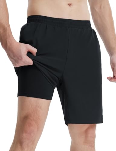 baleaf Sport Shorts Kurze Hose Schnell Trocknend Sporthose Leicht mit Reißverschlusstasche Schwarz M baleaf Sport Shorts Kurze Hose Schnell Trocknend Sporthose Leicht mit Reißverschlusstasche Schwarz M von baleaf