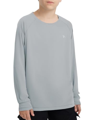 baleaf UV Shirt Kinder UFP 50+ Rashguard Schwimmen Kinder Tshirt Badeshirt Surf Shirt Schnelltrocknend Grau L baleaf UV Shirt Kinder UFP 50+ Rashguard Schwimmen Kinder Tshirt Badeshirt Surf Shirt Schnelltrocknend Grau L von baleaf