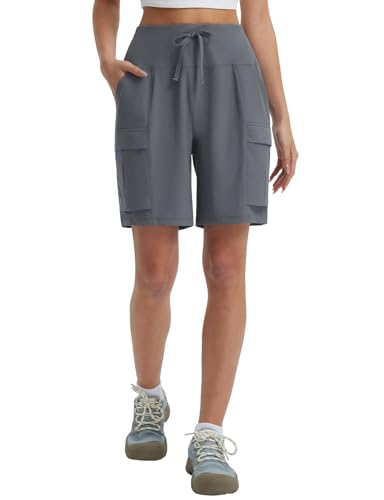 baleaf Wandershorts Damen 7 Zoll Outdoorshorts Kurz Bermudashorts Schnelltrocknend Damen Shorts Grau XXL baleaf Wandershorts Damen 7 Zoll Outdoorshorts Kurz Bermudashorts Schnelltrocknend Damen Shorts Grau XXL von baleaf
