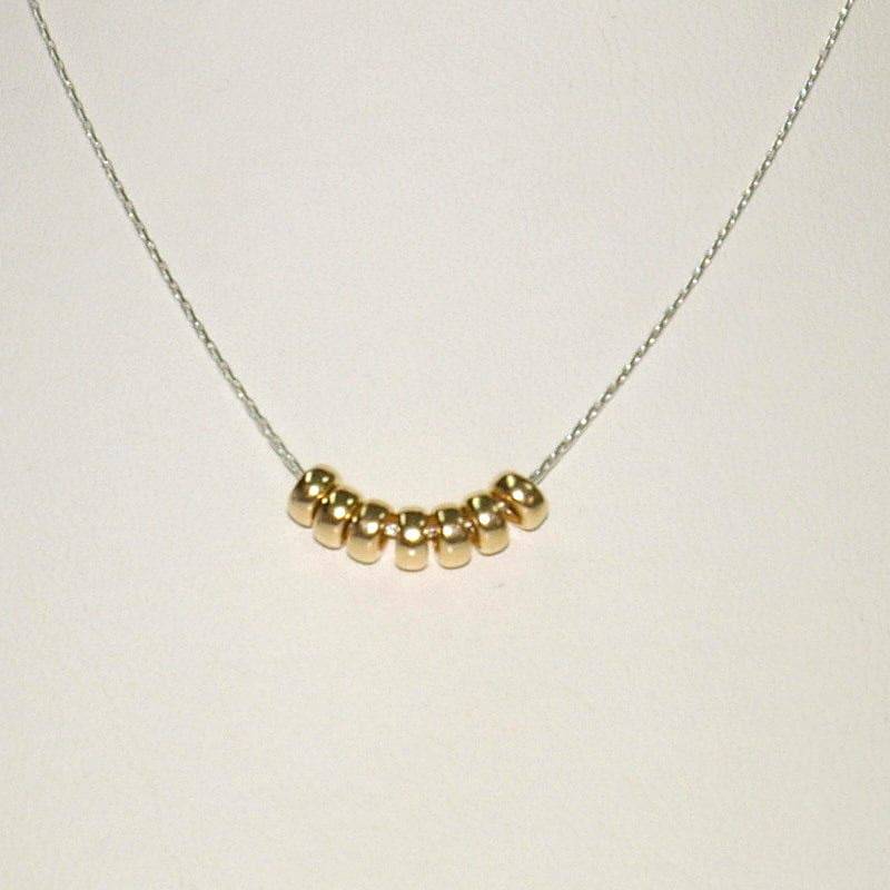 3 Stück Lot 925 Sterlingsilber Feine Kette Mit 14Kt Gold Gefüllt Rondelle Perlen Zwei-Ton-Halsketten. Handgefertigt. Kostenloser, Weltweiter Versand 3 Stück Lot 925 Sterlingsilber Feine Kette Mit 14Kt Gold Gefüllt Rondelle Perlen Zwei-Ton-Halsketten. Handgefertigt. Kostenloser, Weltweiter Versand von ballisilver