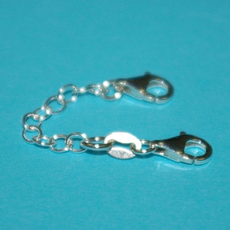 50 Stück Sterling Silber 925 2 Zoll Sicherheitskette Verlängerungen Mit Hummerverschlüssen - Echtsilber Kostenloser Versand Weltweit von ballisilver